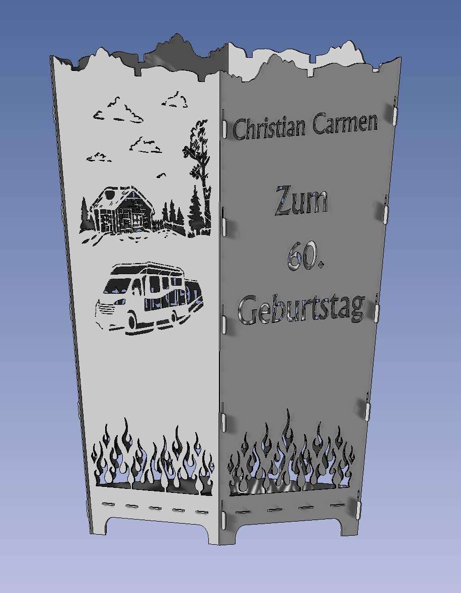 097-FK Feuerkorb Camper